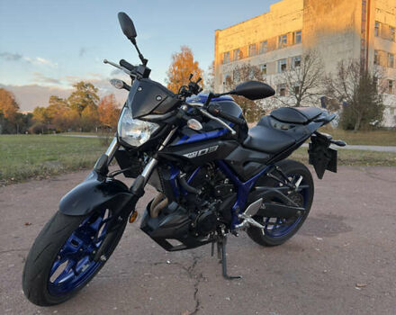 Синий Ямаха MT-03, объемом двигателя 0.32 л и пробегом 23 тыс. км за 4300 $, фото 1 на Automoto.ua