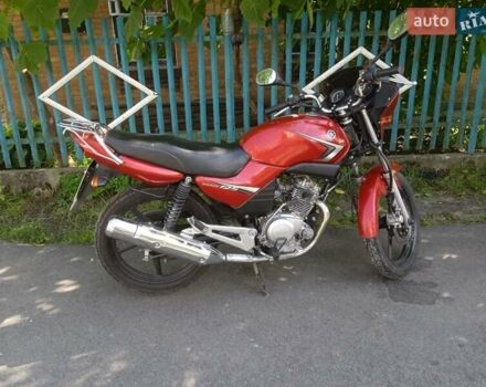 Красный Ямаха YBR125, объемом двигателя 0.12 л и пробегом 14 тыс. км за 1600 $, фото 2 на Automoto.ua