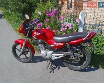 Красный Ямаха YBR125, объемом двигателя 0.12 л и пробегом 14 тыс. км за 1600 $, фото 1 на Automoto.ua