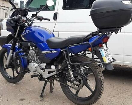 Синий Ямаха YBR125, объемом двигателя 0.13 л и пробегом 47 тыс. км за 1400 $, фото 6 на Automoto.ua