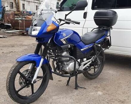 Синий Ямаха YBR125, объемом двигателя 0.13 л и пробегом 47 тыс. км за 1400 $, фото 1 на Automoto.ua