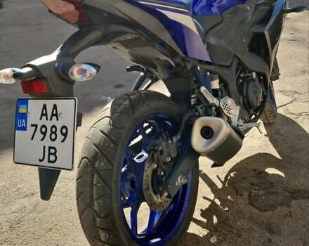 Синий Ямаха YZF-R25, объемом двигателя 0.25 л и пробегом 9 тыс. км за 3000 $, фото 5 на Automoto.ua