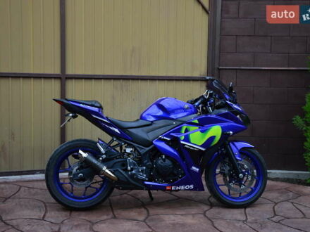 Синий Ямаха YZF-R3, объемом двигателя 0.32 л и пробегом 19 тыс. км за 5000 $, фото 1 на Automoto.ua