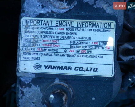 Янмар V80, объемом двигателя 0 л и пробегом 0 тыс. км за 18000 $, фото 19 на Automoto.ua