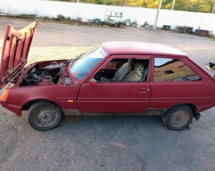 Красный ЗАЗ 1102 Таврия, объемом двигателя 1.1 л и пробегом 150 тыс. км за 288 $, фото 2 на Automoto.ua