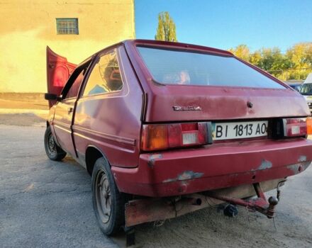Красный ЗАЗ 1102 Таврия, объемом двигателя 1.1 л и пробегом 150 тыс. км за 288 $, фото 3 на Automoto.ua