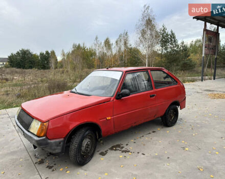 Красный ЗАЗ 1102 Таврия, объемом двигателя 1.2 л и пробегом 200 тыс. км за 350 $, фото 2 на Automoto.ua