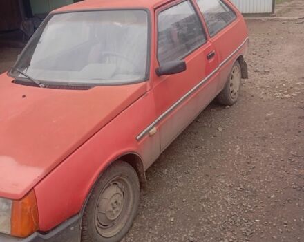 Красный ЗАЗ 1102 Таврия, объемом двигателя 1.1 л и пробегом 80 тыс. км за 288 $, фото 2 на Automoto.ua