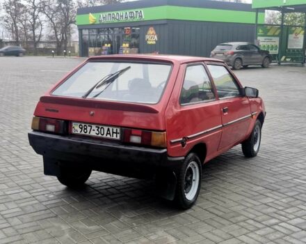 Красный ЗАЗ 1102 Таврия, объемом двигателя 1 л и пробегом 90 тыс. км за 650 $, фото 5 на Automoto.ua