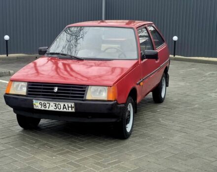 Красный ЗАЗ 1102 Таврия, объемом двигателя 1 л и пробегом 90 тыс. км за 650 $, фото 3 на Automoto.ua