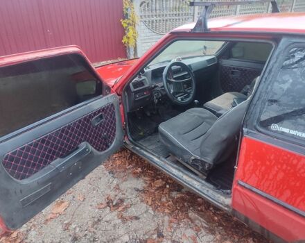 Красный ЗАЗ 1102 Таврия, объемом двигателя 1 л и пробегом 99 тыс. км за 594 $, фото 3 на Automoto.ua