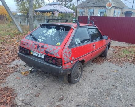 Красный ЗАЗ 1102 Таврия, объемом двигателя 1 л и пробегом 99 тыс. км за 594 $, фото 2 на Automoto.ua