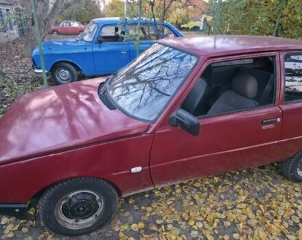 Красный ЗАЗ 1102 Таврия, объемом двигателя 1.2 л и пробегом 130 тыс. км за 355 $, фото 2 на Automoto.ua