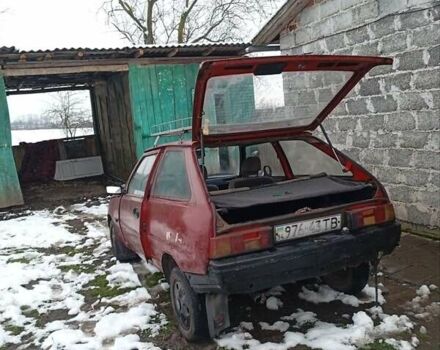 Красный ЗАЗ 1102 Таврия, объемом двигателя 1.1 л и пробегом 300 тыс. км за 200 $, фото 12 на Automoto.ua