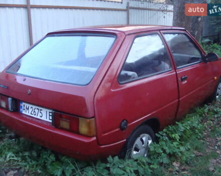 Красный ЗАЗ 1102 Таврия, объемом двигателя 1.2 л и пробегом 180 тыс. км за 240 $, фото 3 на Automoto.ua
