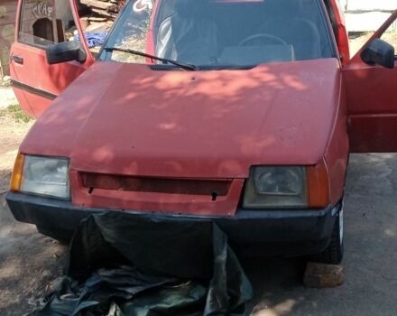 Красный ЗАЗ 1102 Таврия, объемом двигателя 1.2 л и пробегом 87 тыс. км за 485 $, фото 1 на Automoto.ua