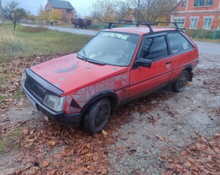 Красный ЗАЗ 1102 Таврия, объемом двигателя 1 л и пробегом 99 тыс. км за 594 $, фото 1 на Automoto.ua