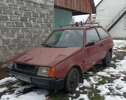 Красный ЗАЗ 1102 Таврия, объемом двигателя 1.1 л и пробегом 300 тыс. км за 200 $, фото 1 на Automoto.ua