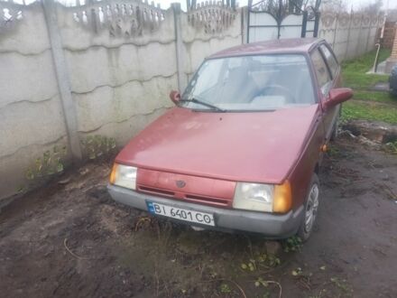 Красный ЗАЗ 1102 Таврия, объемом двигателя 1.1 л и пробегом 120 тыс. км за 261 $, фото 1 на Automoto.ua