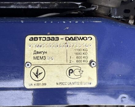 Синий ЗАЗ 1102 Таврия, объемом двигателя 1.2 л и пробегом 200 тыс. км за 929 $, фото 9 на Automoto.ua