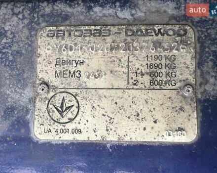 Синий ЗАЗ 1102 Таврія-Нова, объемом двигателя 1.2 л и пробегом 75 тыс. км за 1300 $, фото 18 на Automoto.ua