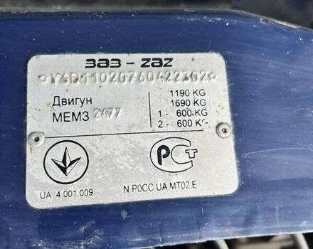 Синий ЗАЗ 1102 Таврія-Нова, объемом двигателя 1.2 л и пробегом 170 тыс. км за 1100 $, фото 10 на Automoto.ua