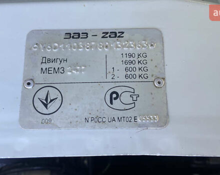Белый ЗАЗ 1103 Славута, объемом двигателя 1.2 л и пробегом 60 тыс. км за 1100 $, фото 28 на Automoto.ua