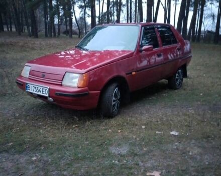 Красный ЗАЗ 1103 Славута, объемом двигателя 1.2 л и пробегом 67 тыс. км за 876 $, фото 2 на Automoto.ua