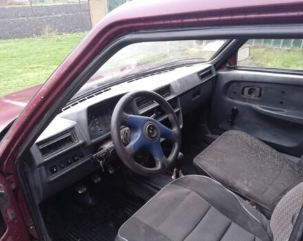 Красный ЗАЗ 1103 Славута, объемом двигателя 1 л и пробегом 60 тыс. км за 355 $, фото 3 на Automoto.ua