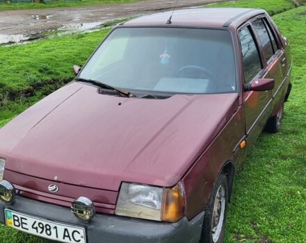 Красный ЗАЗ 1103 Славута, объемом двигателя 1.4 л и пробегом 160 тыс. км за 599 $, фото 2 на Automoto.ua