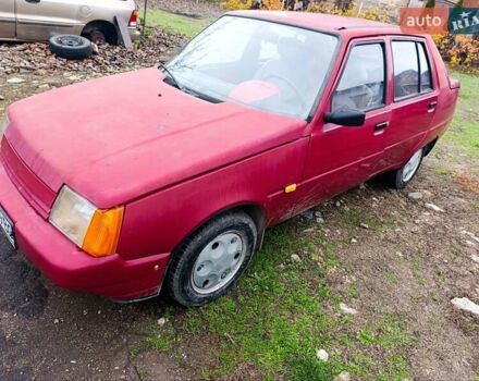 Красный ЗАЗ 1103 Славута, объемом двигателя 1.2 л и пробегом 156 тыс. км за 1100 $, фото 1 на Automoto.ua
