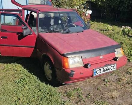Красный ЗАЗ 1103 Славута, объемом двигателя 1.3 л и пробегом 209 тыс. км за 1100 $, фото 1 на Automoto.ua