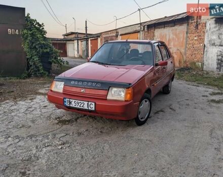 Красный ЗАЗ 1103 Славута, объемом двигателя 1.2 л и пробегом 73 тыс. км за 1100 $, фото 1 на Automoto.ua