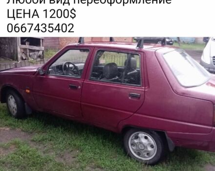 Красный ЗАЗ 1103 Славута, объемом двигателя 1.2 л и пробегом 100 тыс. км за 1200 $, фото 1 на Automoto.ua