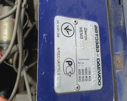 Синий ЗАЗ 1103 Славута, объемом двигателя 1.2 л и пробегом 240 тыс. км за 1076 $, фото 10 на Automoto.ua