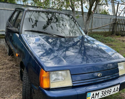 Синий ЗАЗ 1103 Славута, объемом двигателя 1.2 л и пробегом 80 тыс. км за 800 $, фото 1 на Automoto.ua
