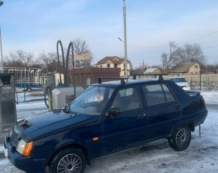 Синий ЗАЗ 1103 Славута, объемом двигателя 1.2 л и пробегом 101 тыс. км за 1700 $, фото 2 на Automoto.ua