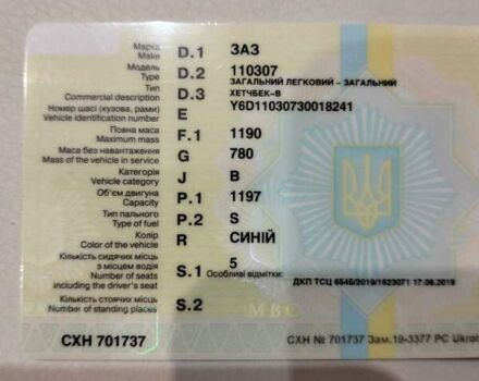 Синий ЗАЗ 1103 Славута, объемом двигателя 1.2 л и пробегом 250 тыс. км за 485 $, фото 1 на Automoto.ua