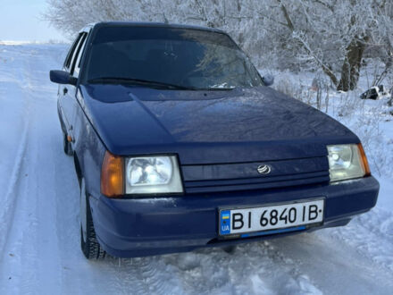 Синий ЗАЗ 1103 Славута, объемом двигателя 1.2 л и пробегом 42 тыс. км за 1800 $, фото 1 на Automoto.ua