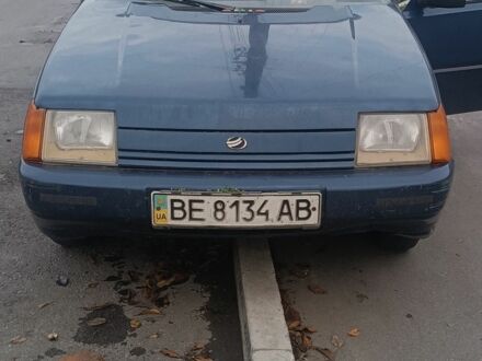 Синий ЗАЗ 1103 Славута, объемом двигателя 1 л и пробегом 107 тыс. км за 450 $, фото 1 на Automoto.ua