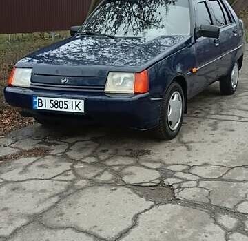 Синий ЗАЗ 1103 Славута, объемом двигателя 1.2 л и пробегом 59 тыс. км за 1900 $, фото 1 на Automoto.ua