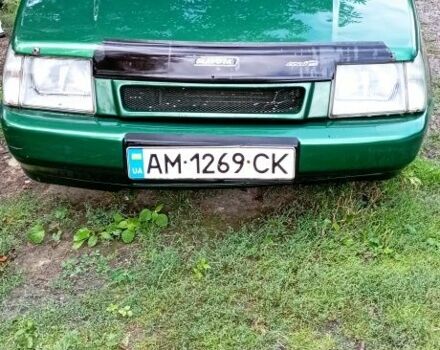 Зеленый ЗАЗ 1103 Славута, объемом двигателя 1.2 л и пробегом 150 тыс. км за 500 $, фото 1 на Automoto.ua