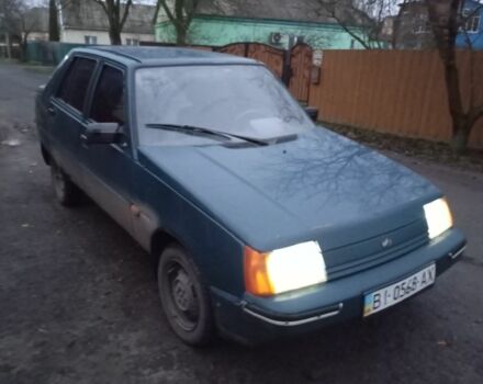 Зеленый ЗАЗ 1103 Славута, объемом двигателя 1 л и пробегом 150 тыс. км за 900 $, фото 2 на Automoto.ua