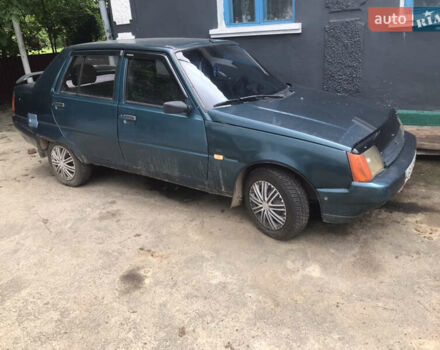 Зеленый ЗАЗ 1103 Славута, объемом двигателя 1.1 л и пробегом 120 тыс. км за 1000 $, фото 1 на Automoto.ua