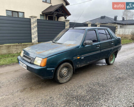 Зеленый ЗАЗ 1103 Славута, объемом двигателя 1.2 л и пробегом 320 тыс. км за 550 $, фото 1 на Automoto.ua