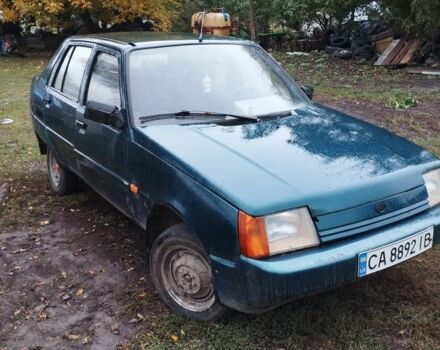 Зеленый ЗАЗ 1103 Славута, объемом двигателя 1.2 л и пробегом 100 тыс. км за 387 $, фото 1 на Automoto.ua