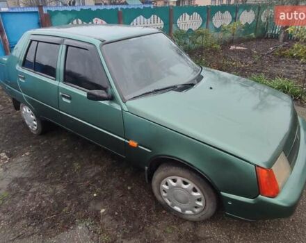 Зеленый ЗАЗ 1103 Славута, объемом двигателя 1.2 л и пробегом 144 тыс. км за 1200 $, фото 1 на Automoto.ua