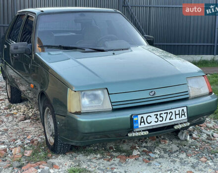 Зеленый ЗАЗ 1103 Славута, объемом двигателя 1.2 л и пробегом 256 тыс. км за 680 $, фото 3 на Automoto.ua