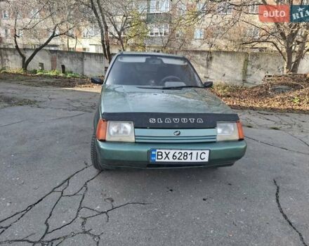 Зеленый ЗАЗ 1103 Славута, объемом двигателя 1.3 л и пробегом 202 тыс. км за 1400 $, фото 1 на Automoto.ua