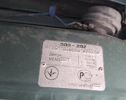 Зеленый ЗАЗ 1103 Славута, объемом двигателя 1.3 л и пробегом 202 тыс. км за 1400 $, фото 12 на Automoto.ua